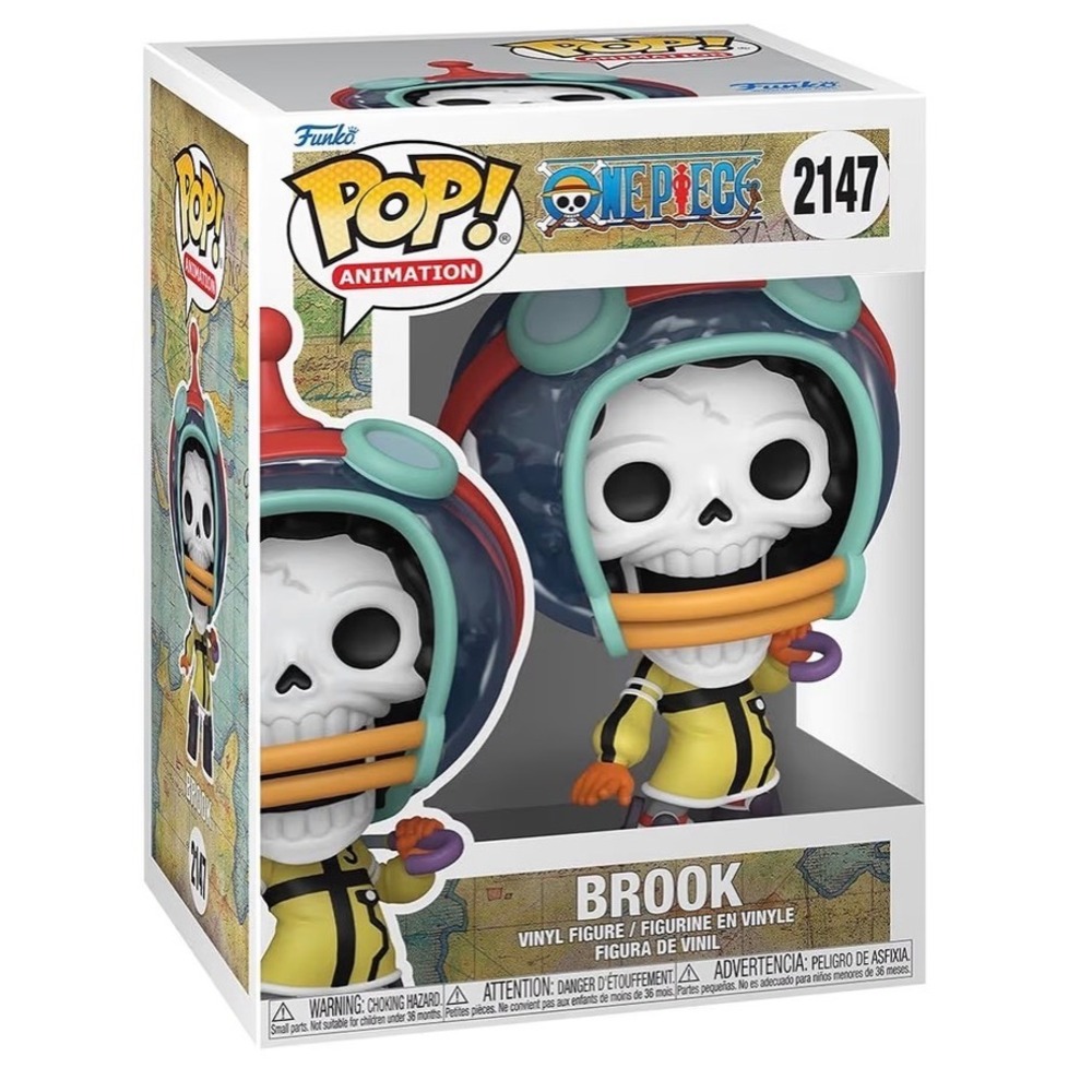 Funko Pop One Piece Brook 2147 Egghead Unisex OS Yellow New Anime Vinyl Figure